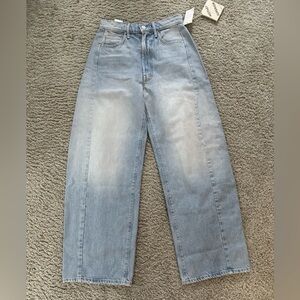 MOTHER The Full Pipe Flood Barrel Jeans